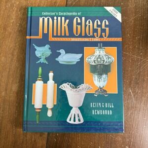 Collector's Encyclopedia of Milk Glass hardback book Betty Bill Newbound 2000